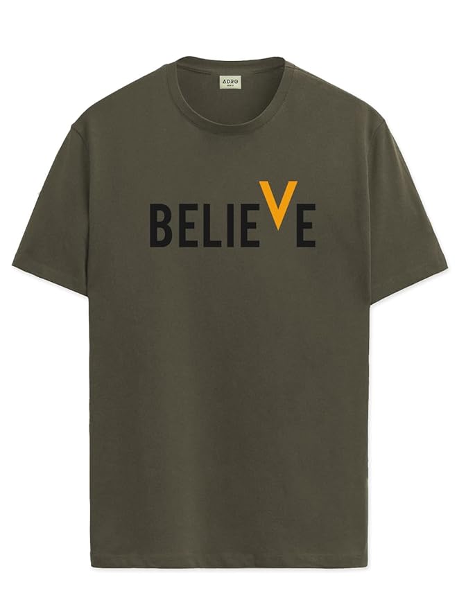 ADRO Men's 100% Cotton Regular Fit T-Shirt Clothing T-Shirts