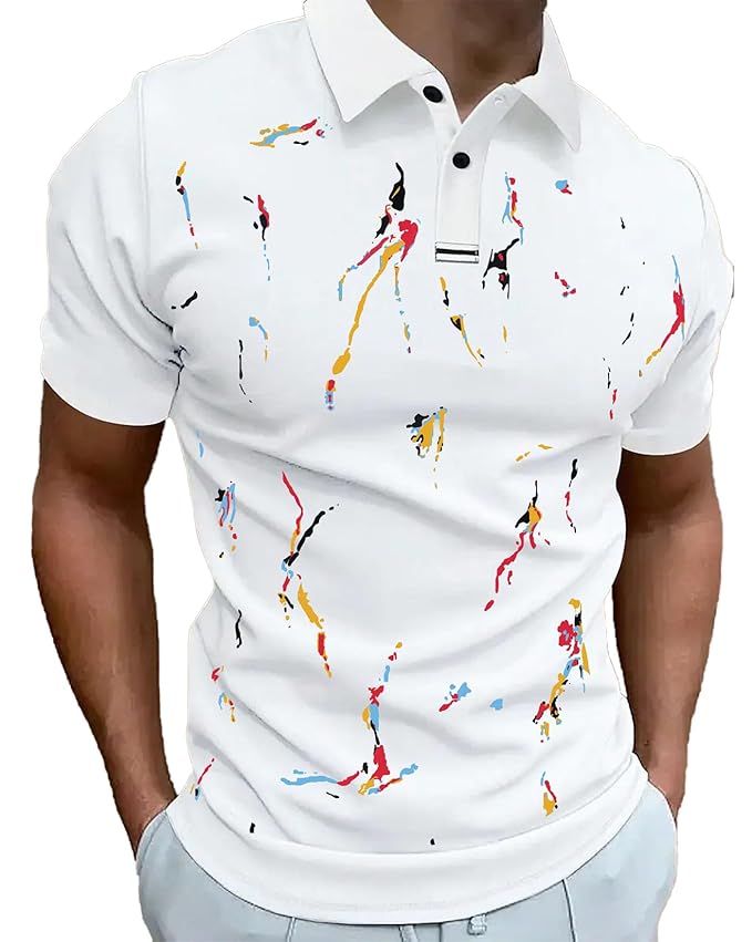 Mens Printed Polo T-Shirts || Polo Tshirt for Mens Clothing T-Shirts