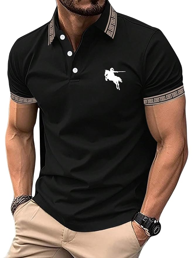 Lymio Polo T Shirt for Men || Men Casual T-Shirt || Polo Available in Combo Pack of 2 & 3 (Polo-4-37) Clothing T-Shirts