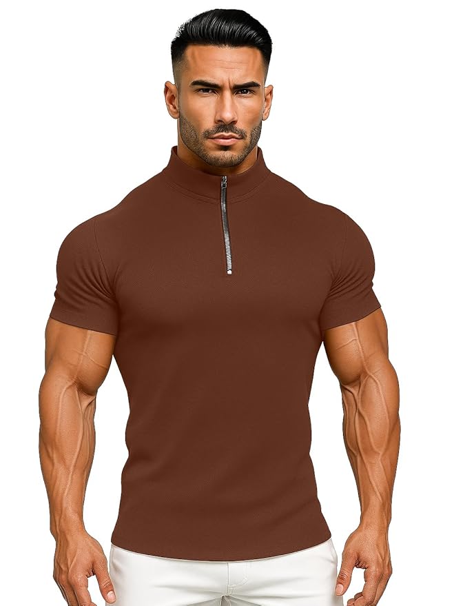 LEOTUDE Men's Matty Regular Fit Polo T-Shirt | Tshirt for Man