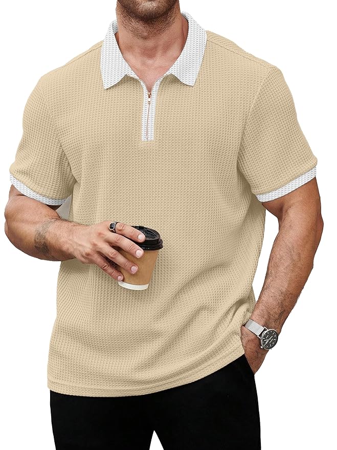 KAJARU Men's Solid Classic Fit T-Shirt Clothing T-Shirts