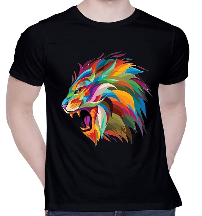 CreativiT Graphic Printed T-Shirt for Unisex Graphics Tshirt | Casual Half Sleeve Round Neck T-Shirt | 100% Cotton | D00255-50 Clothing T-Shirts