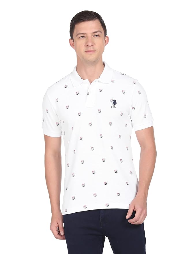 POLO . Men's Cotton Regular Fit T-Shirt Clothing T-Shirts