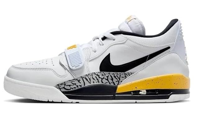 Jordan Air Legacy 312 Low Mens Shoes, White/Black-yellow Ochr, 10.5 UK Footwear Sports Shoes