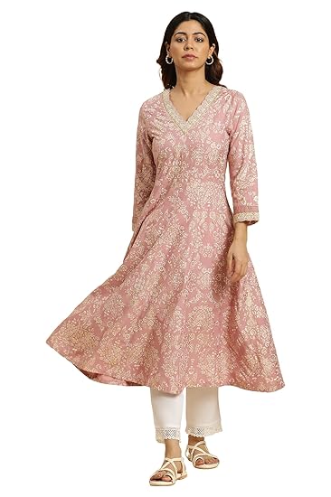 W for Woman Women's Viscose Relaxed Fit Casual Kurta