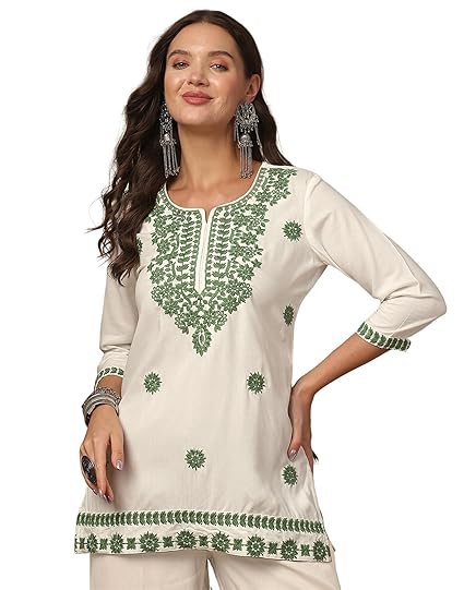 Skylee Women's Rayon Embroidered Straight Kurta Clothing Kurtis