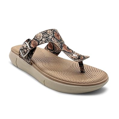 KazarMax Amelia Lightweight | Cushioned | Bounce Back | Floral Printed Flat Thong Sandals For Women Footwear Sandals