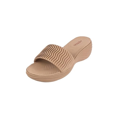 Metro Women Wedge Heel Fashion Slip-on Sandal Footwear Sandals