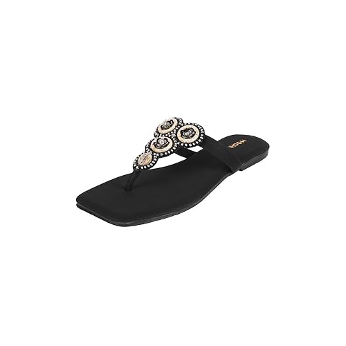 Mochi Women Ethnic Flat Fashion Sandal Footwear Sandals