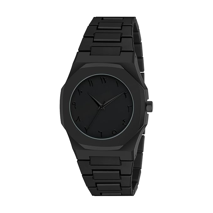 Matrix Arabian | Aura Dial & Polycarbonate Strap Analog Watch for Men & Boys (Black)