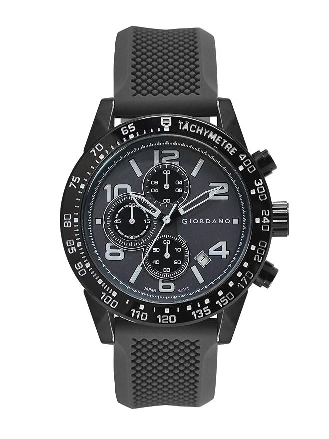 Giordano Analog Stylish Watch for Men & Boys Water Resistant Fashion Watch Round Shape with Multi-Functional Wrist Watch to Compliment Your Look/Ideal Gift for Male - GZ-50097 Accessories Watches