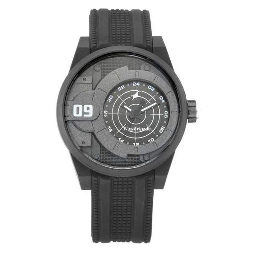 Fastrack Trendies Analog Black Dial Men's Watch-38058PP03/NP38058PP03
