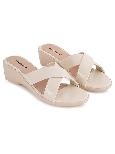 IKAGI Women's Fashion Sandals | Comfortable for All Formal and Casual Occassions | Casual and Stylish Wedge For Women & Girls Footwear Sandals