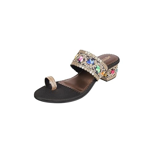 Metro Women Elegance Ethnic & Traditional Slip-on Sandal Footwear Sandals