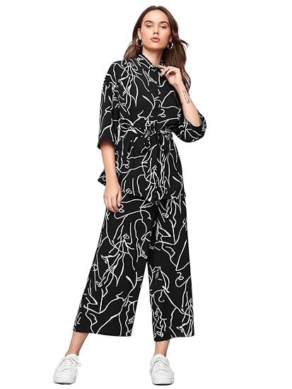 Leriya Fashion Women Formal Floral Printed Rayon Western Co-ord Set for Women(Available in 2XL and 3XL)