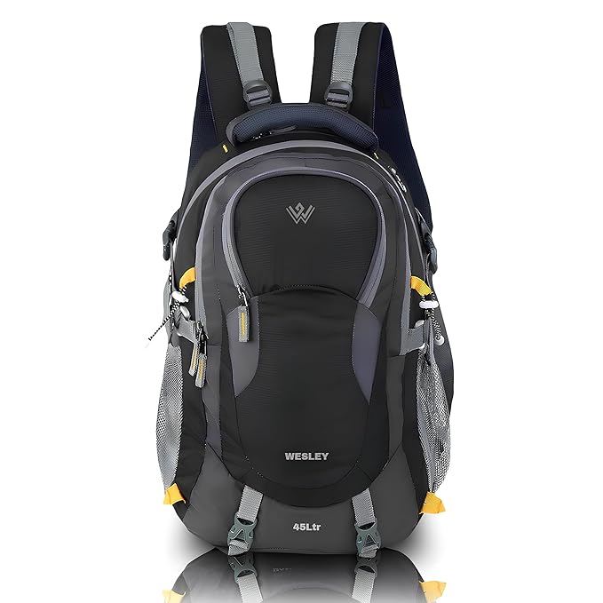 Wesley Spartan Unisex Travel Hiking Laptop Bag fits Upto 17.3 inch with Raincover and Internal Organiser Backpack Rucksack College Backpack Accessories Bags