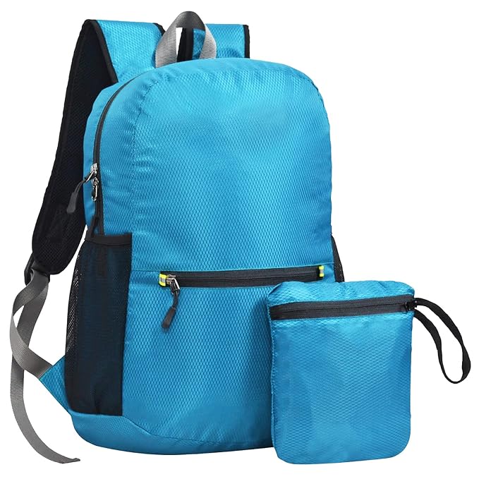 FATMUG Travel Backpack For Camping, Trekking- Foldable, Light-weight, 25 L