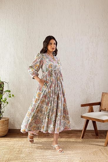 GRECIILOOKS Dress for Women Stylish | One Piece Dress for Women Long | Women Dress | Long Dress for Women | Maxi Dress for Women Clothing Dresses