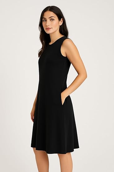 CUPID Women's Knee Length A Line Lounge Wear Dress for Summer (Casual Ladies Dress)