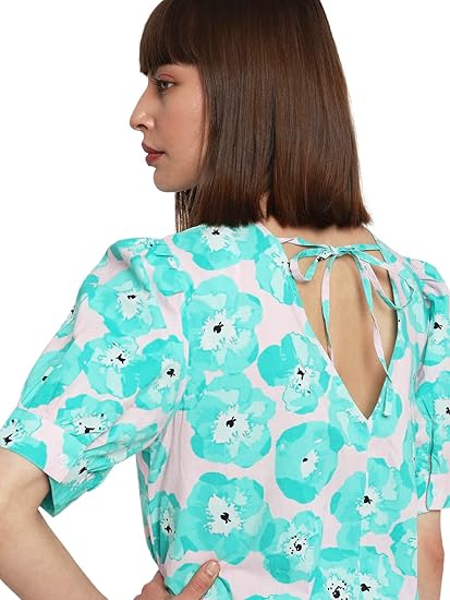 VERO MODA Women's Midi Cotton Shift Dress Clothing Dresses