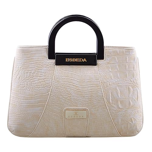 ESBEDA Croco Acrallic Handle Handbag | Ladies Purse | Stylish Handbag | Gift Bag For Women Accessories Bags