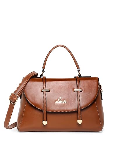 Lavie Beech Women's Flap Satchel Bag for Women | Satchel Handbag for Work | Ladies purse | Stylish Shoulder Bag | Gift for Women