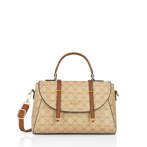 Lavie Women's Mono Beech Flap Satchel Bag for Women | Satchel Handbag for Work | Ladies purse | Stylish Shoulder Bag | Gift for Women Accessories Bags