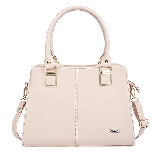 ADISA gold square handbag shoulder bag for women and girls with sling belt (AD4081)