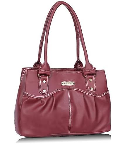 Fristo 3 compartments, 1 Back Pocket and Inner Pocker Handbag satchel for women Accessories Bags