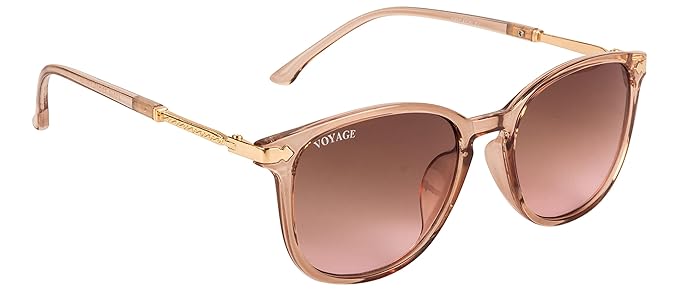 Voyage Lightweight UV Protected Full Rim Branded & Latest Round Sunglasses for Women Accessories Sunglasses