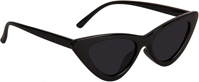 Creature Retro Vintage Narrow Cat Eye Sunglasses for Women and girls Accessories Sunglasses
