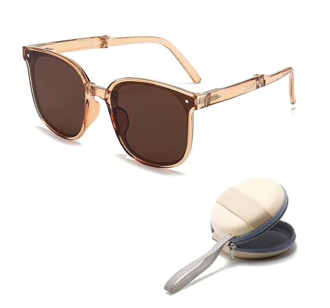 DC DECORIO Foldable Sunglasses with UV Protection Men & Women Sunglasses with Cover Accessories Sunglasses