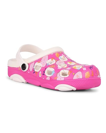 Liberty Lucy&Luke LPMXT-820 Casual Clogs for Kids - Pink, Sky Blue & Sea Green | Slip-On Comfort, Comfortable, Breathable and Lightweight | Ideal for All-Day Wear | Suitable for Indoors/Outdoors Footwear Sandals
