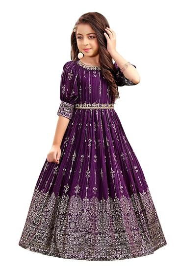 White Button Girls Girls Gown Clothing Dresses