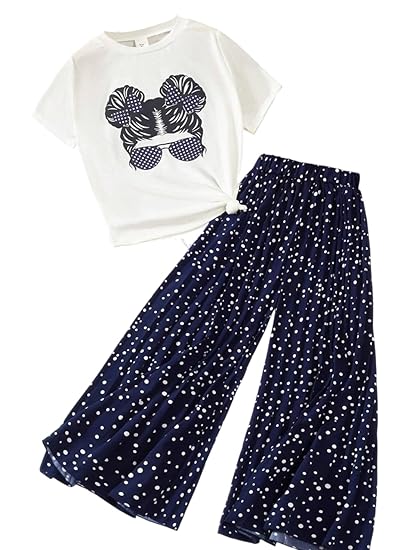 TAGAS Girls TOP AND PANT|COORDINATED_OUTFIT FOR GIRL| DRESS FOR(GIRLS)| TOP WITH PALAZZOS FOR GIRL'S|(GTP) Clothing Dresses