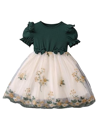 TAGAS Girls' Princess Dress | Girl Dress |Dresses birthdaydress for Babygirls | Clothing Dresses