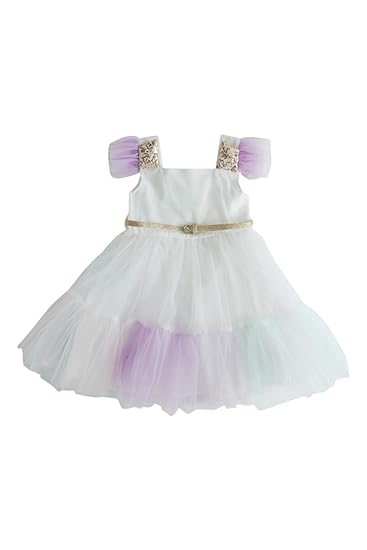 Pantaloons Junior Girls Classic Knee-Length Dress Clothing Dresses