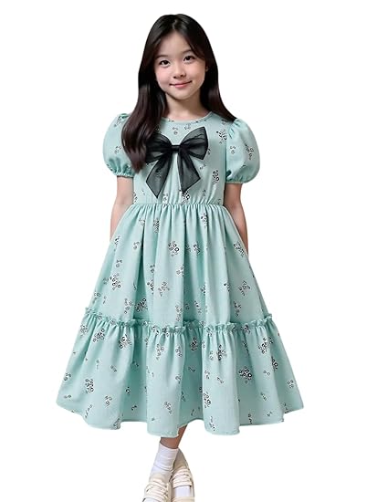 Tagas Girls' Princess Dress for Girls|Girls Dress| Birthday Frock for Girl| (KD-215) Clothing Dresses