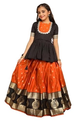 Baby Girls Dress Gown Elegant Ethnic & Western Frock for Birthday, Wedding & Festive Occasions Soft & Comfortable Outfit for Kids –Wear Clothing Dresses