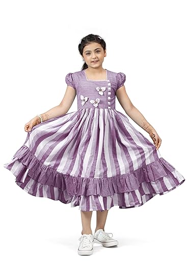 Fashion Dream Girls Cotton Printed Dress|Frock Clothing Dresses