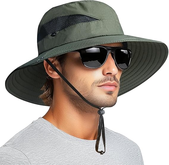 HSR Lightweight Breathable Stylish Summer Hat Cap for Men Women, UV Protection, Sun Protection Round Cap for Travel, Hiking, Gardning, Fishing for Men Women Accessories Hats