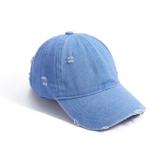 SALTY Everyday Vintage Baseball Caps for Men Stylish & Women | Summer Head Cap Hats for Men, Girls, Kids, Boys | UV Protection | Round Adjustable Cotton Caps Accessories Hats