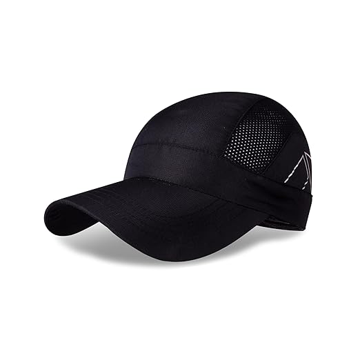 Nivia Aero Unisex Sports Cap, Lightweight Brick Dobby Weave Fabric, Built-in Vent Mesh Zones with Adjustable Strap for Outdoor Sports, Running, Training Accessories Hats