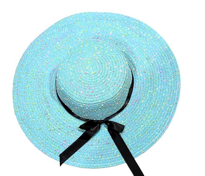 Summer Medium Brim Floppy Beach Straw Hats for Women