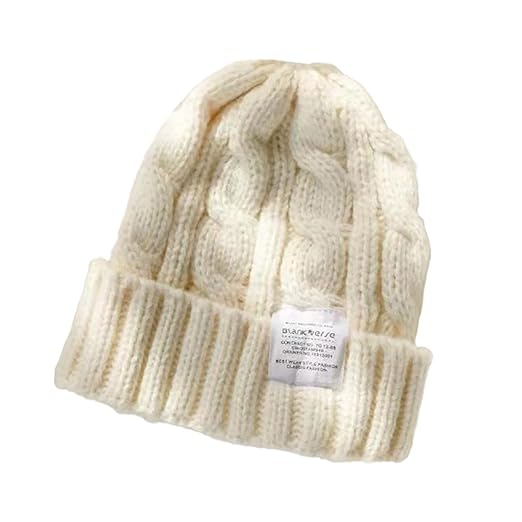 SYGA Warm Winter Knitted Hat Women Fashion Beanie Winter Cap (Above 15 Year) Accessories Hats