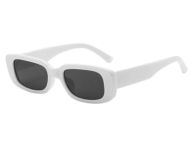 ELEGANTE Rectanglular Sunglasses for Women Retro Driving Sunlgasses Vintage Fashion Narrow Square Frame UV400 Protection