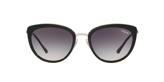 Vogue Eyewear UV Protected Butterfly Sunglasses for Women ( 0VO4101SI | 55mm | Grey ) Accessories Sunglasses