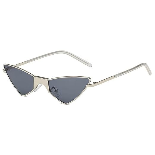 Dervin UV Protected Cat Eye Classic Retro Sunglasses for Women, Metal Frame Shades for Women Accessories Sunglasses