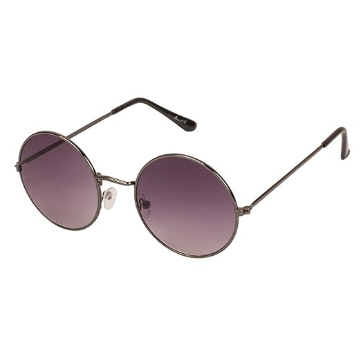 ARZONAI Barkley Round Grey-Black UV Protection Sunglasses For Women [MA-029-S1 ] Accessories Sunglasses