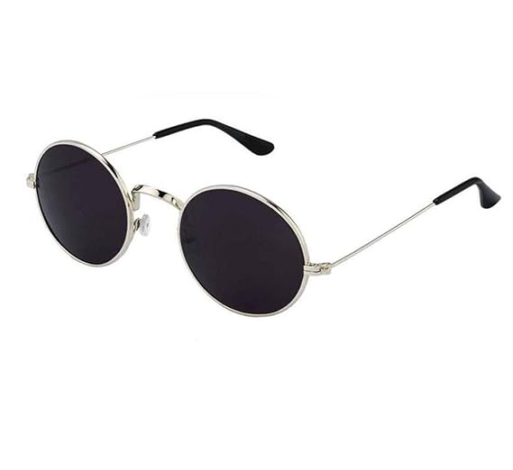 Ponderable Uv Protection Coating Round Sunglasses For Men And Women Classic Vintage Metal Stylish|Polarized And 100% Uv Protected Accessories Sunglasses